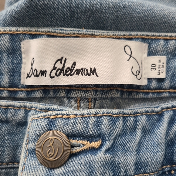 Sam Edelman Marlow Women's Braided High Rise Flare Jeans Size 30 (10) - Picture 8 of 8